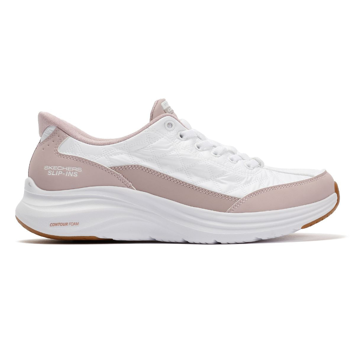 Skechers Slip-Ins Contour Foam Cozy Fit Baskets Blanches Pour Femmes