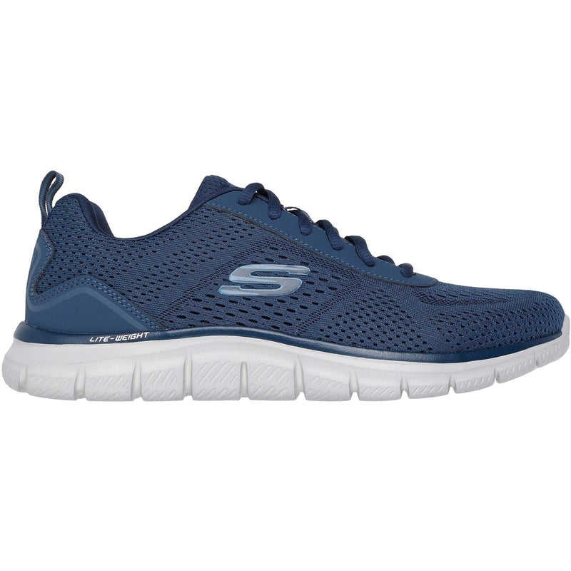 Skechers Track Leshur Sneakers Homme Bleues En Polyester