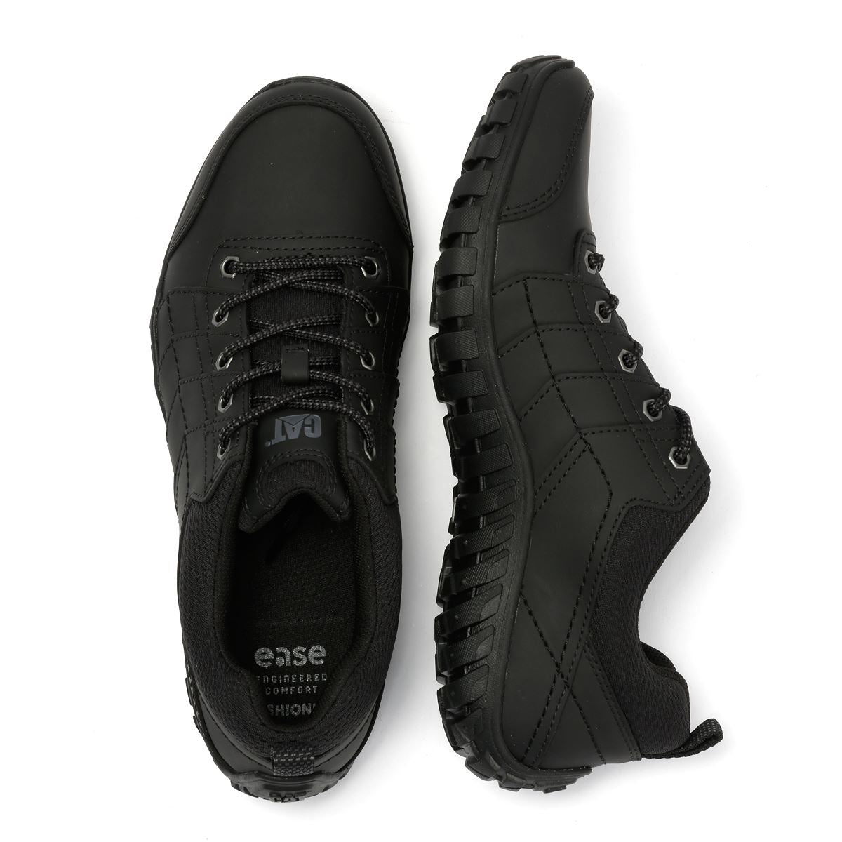 Caterpillar Instruct Chaussures À Lacets Noires Pour Homme En Suède