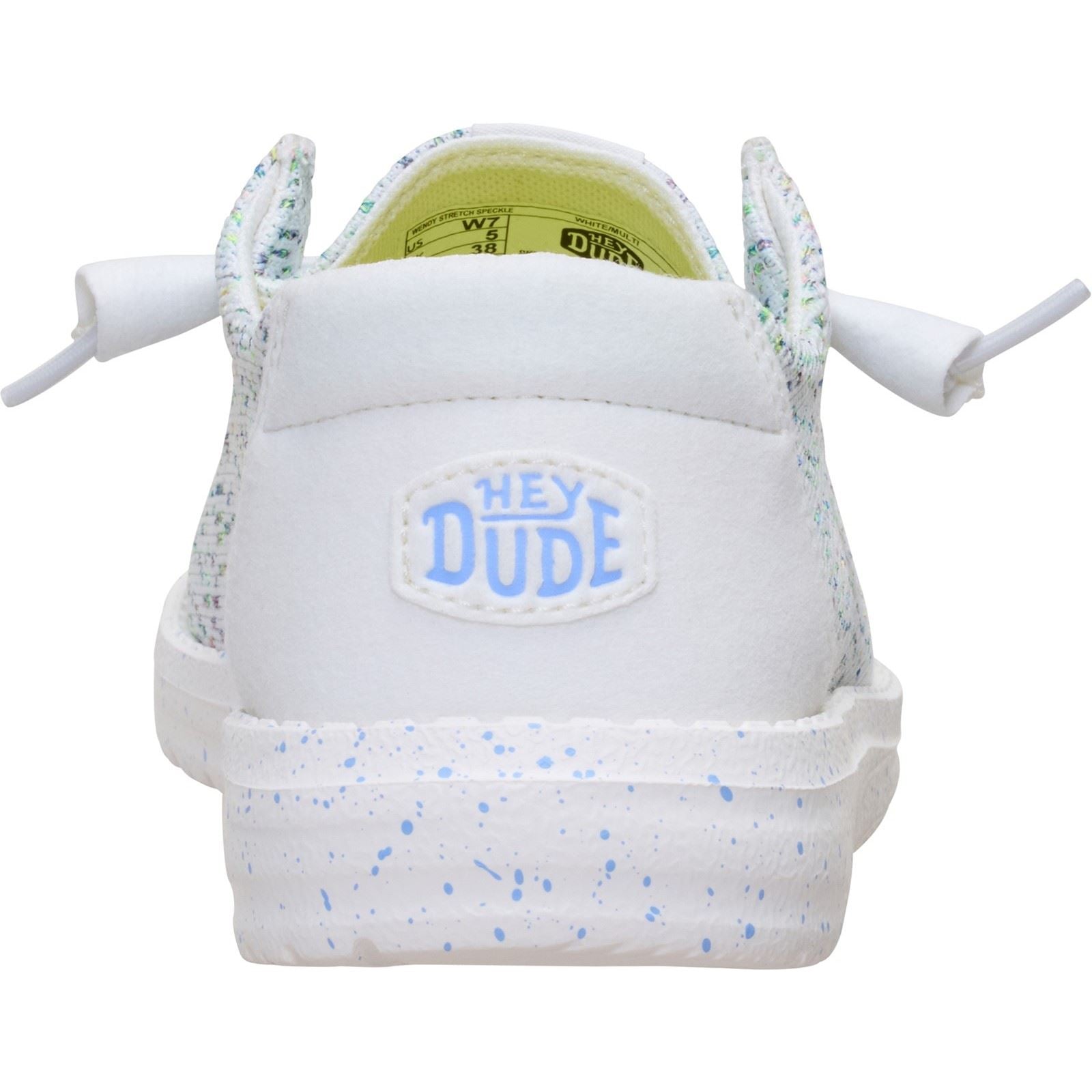 HEYDUDE Wendy Stretch Mocassins Blancs/Multicolores En Polyester Pour Femmes