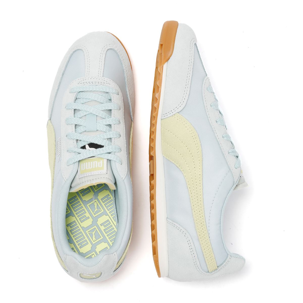 Puma Arizona Nylon Baskets Bleues Pour Femmes