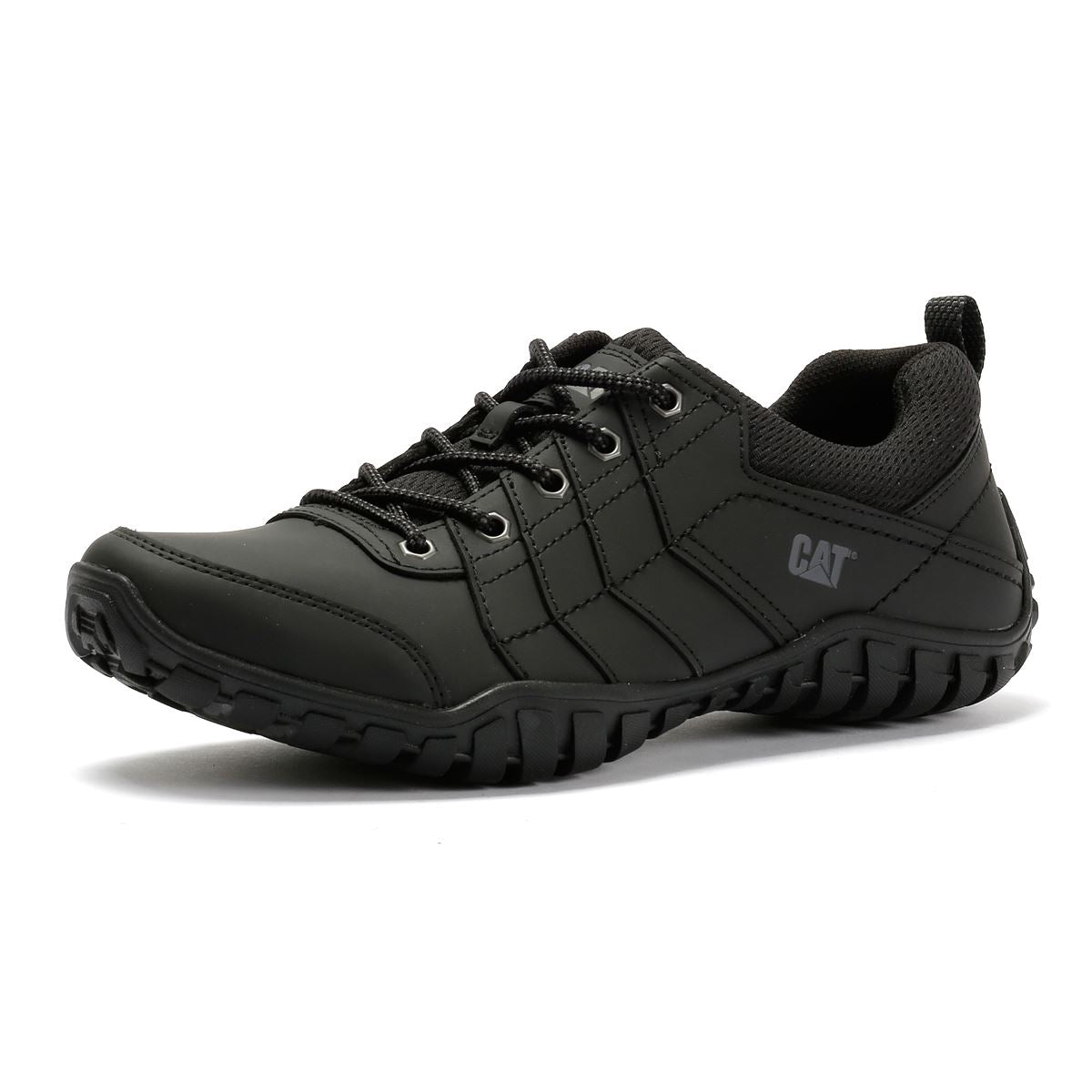 Caterpillar Instruct Chaussures À Lacets Noires Pour Homme En Suède