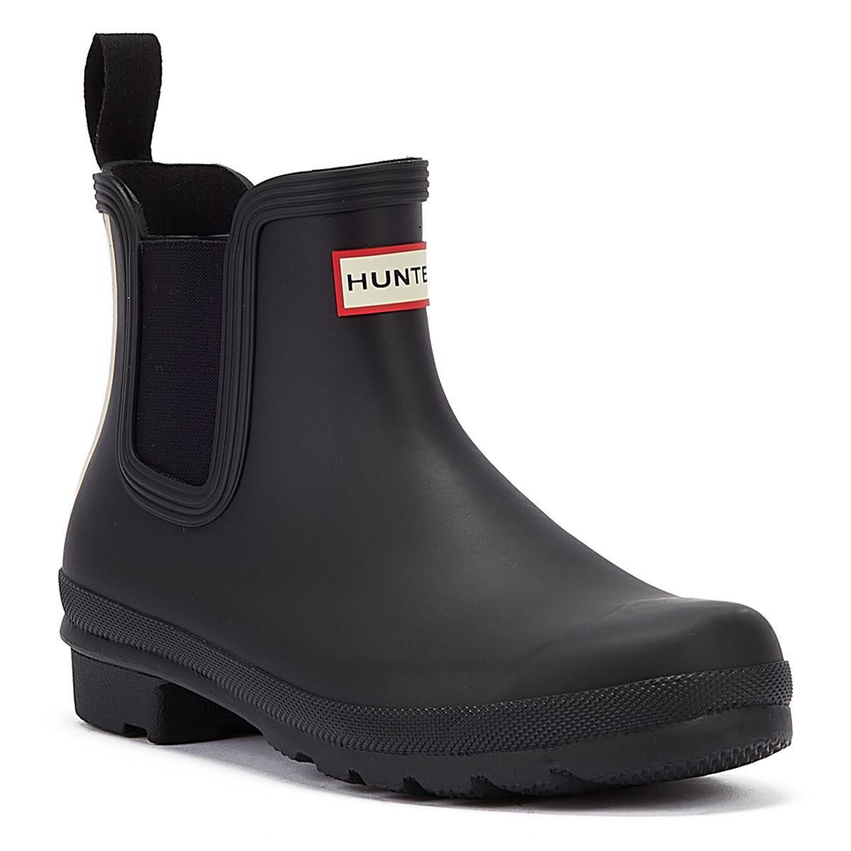 Hunter Bottes Noires Pour Femmes Avec Logo Original De Chelsea Boot