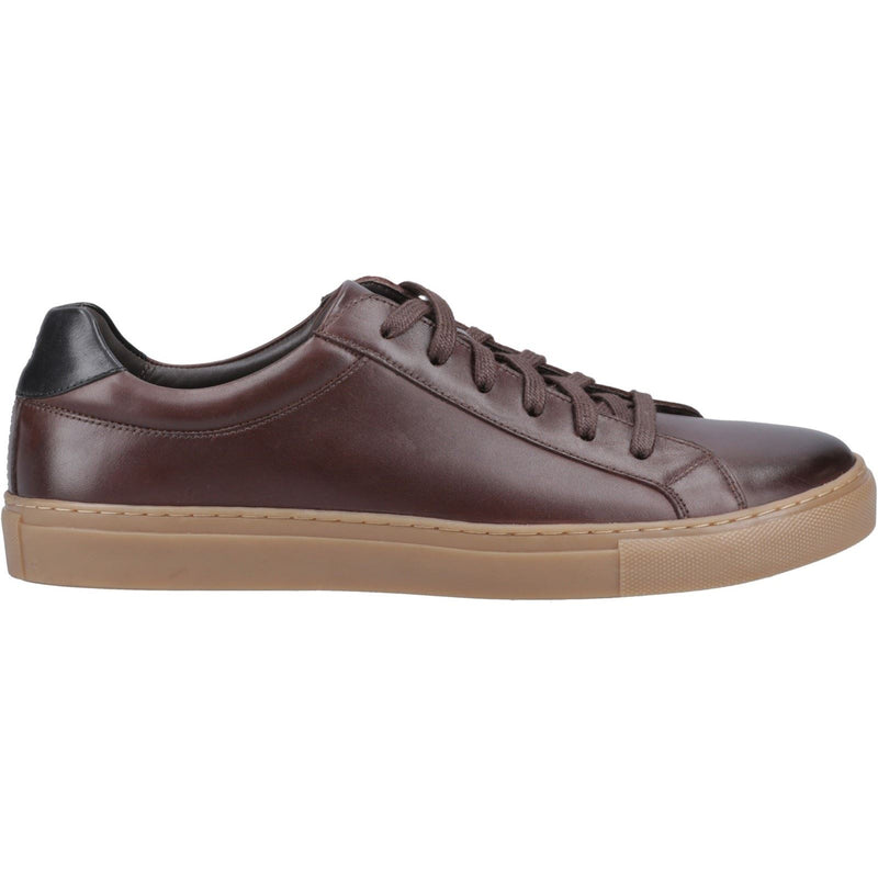 Hush Puppies Colton Baskets En Cuir Pour Homme Couleur Café