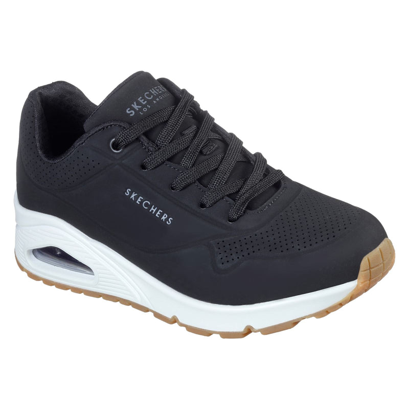 Skechers Uno Stand On Air Sneakers Noires Pour Femmes En Synthétique