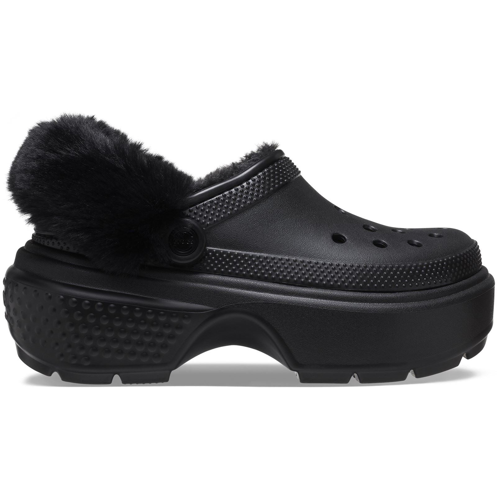 Crocs Stomp Lined Les sabots noirs pour femmes Eva
