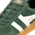 Gola Grandslam Baskets En Daim Pour Femme, Vertes