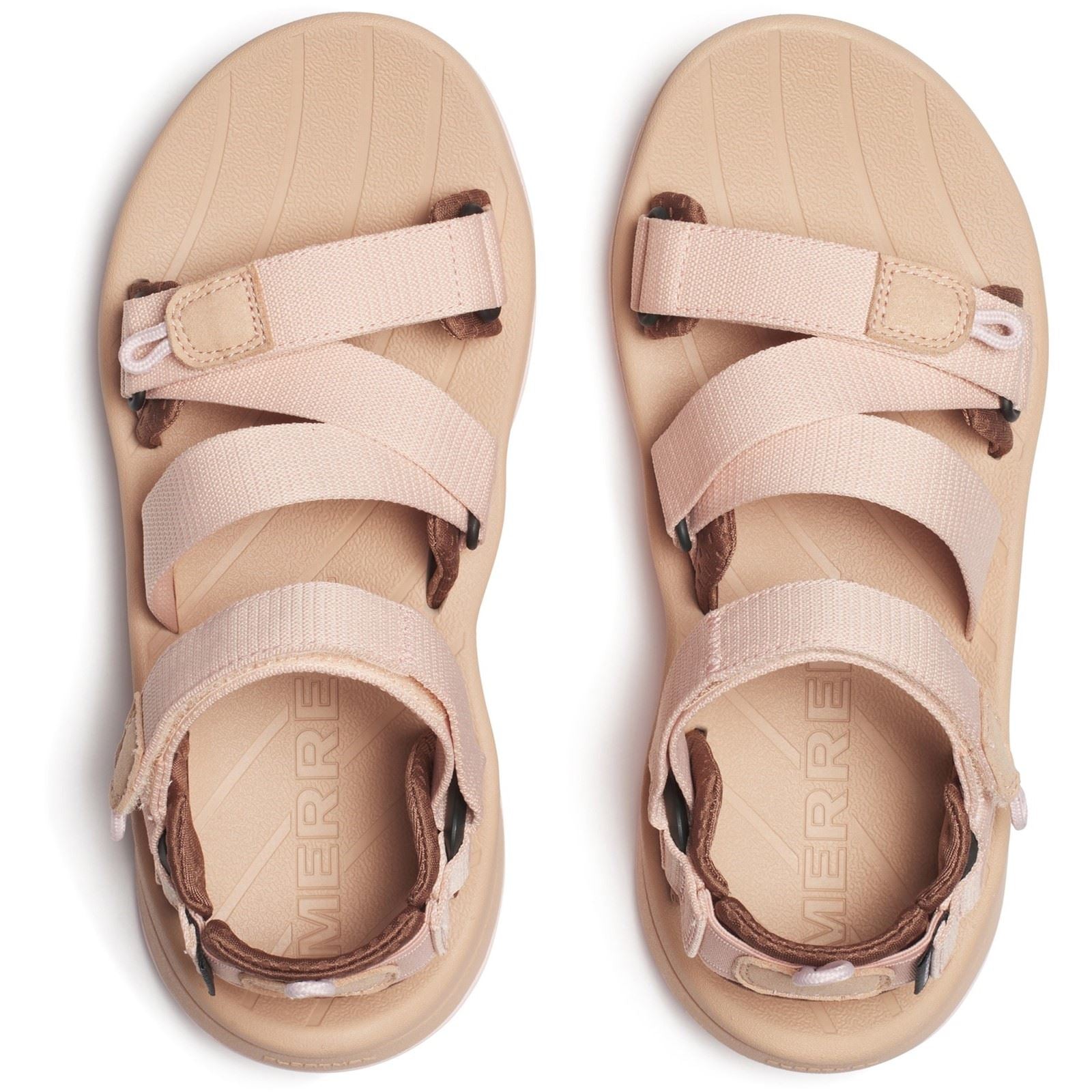 Merrell Speed Fusion Sport RMX Sandales Roses Pour Femmes En Textile Tan