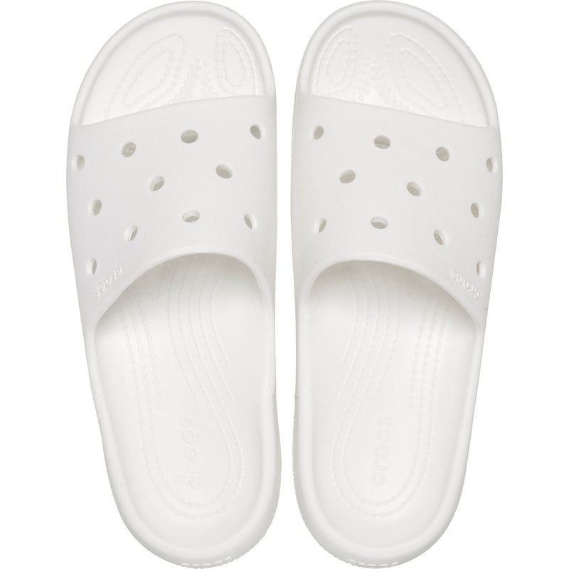 Crocs Classic Slides en thermoplastique blanc