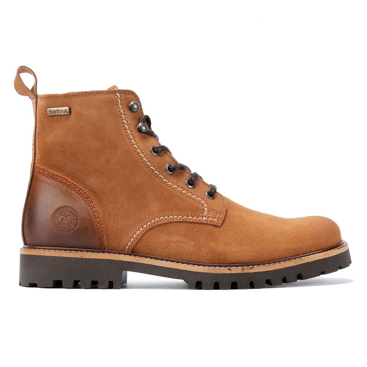 Barbour Foggy Bottes en cuir marron pour hommes
