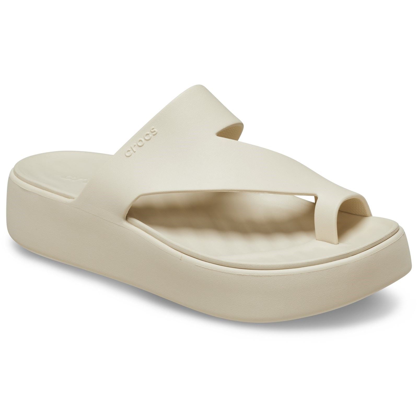 Crocs Getaway Platform Sandales En Thermoplastique Pour Femmes En Sable