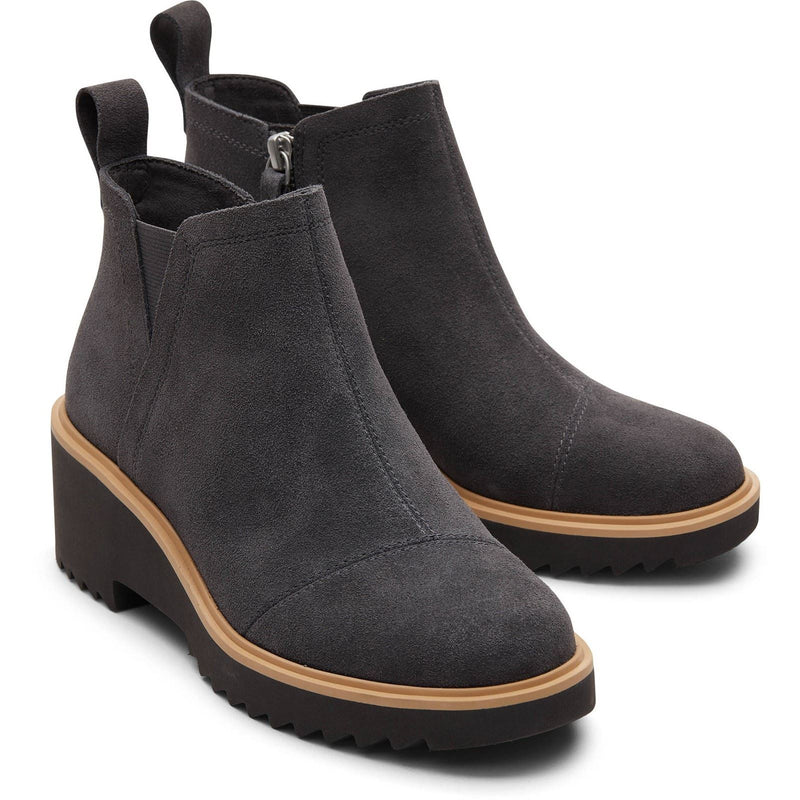TOMS Maude Bottes En Cuir Pour Femmes En Fer Forgé
