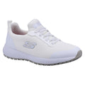 Skechers Workwear Squad SR Baskets De Sécurité Blanches Pour Femmes En Textile