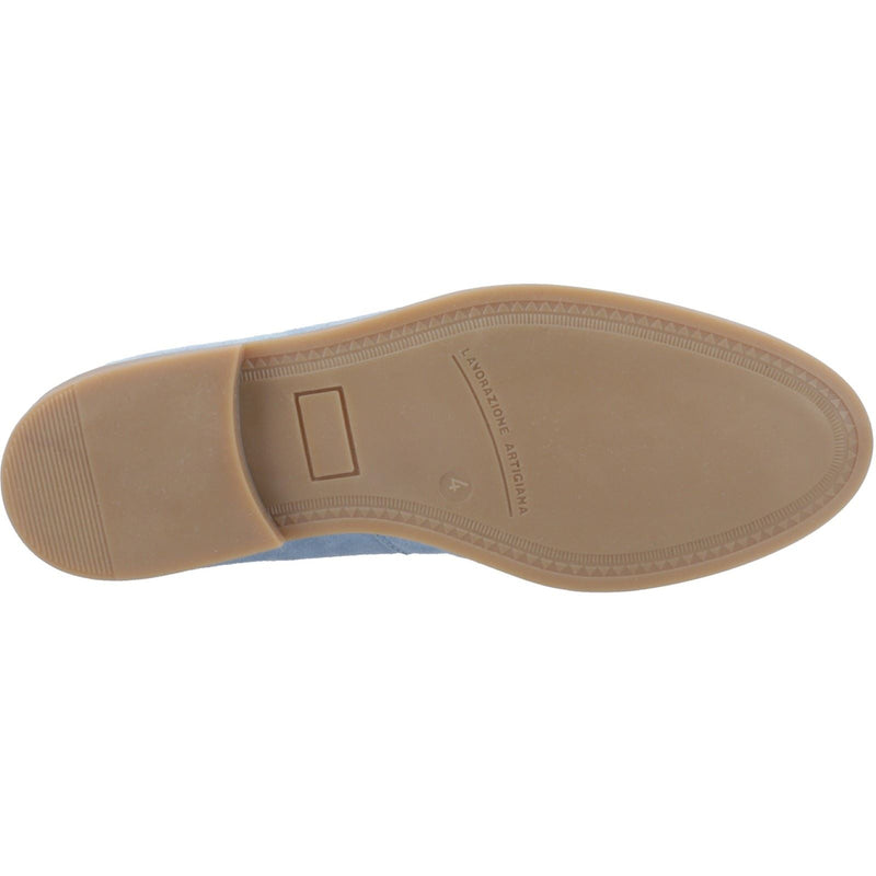 Hush Puppies Natasha Chaussures Plates Pour Femmes En Cuir Bleu