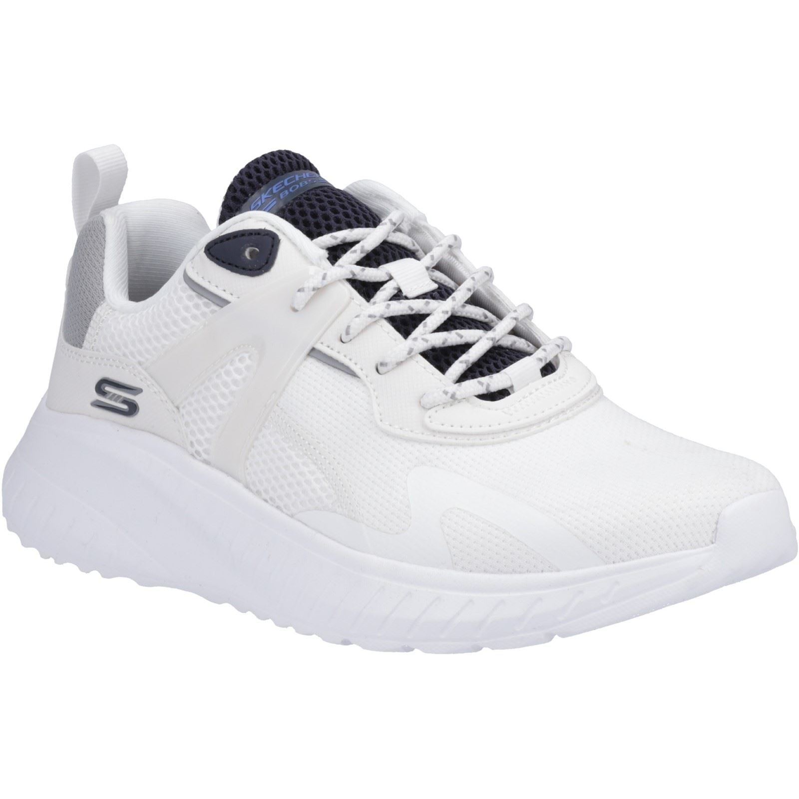 Skechers Bobs Squad Chaos Elevated Drift Baskets Blanches/Multicolores Pour Homme En Synthétique