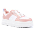 Hugo Lyssa Tennis Baskets Blanches En Cuir Pour Femmes