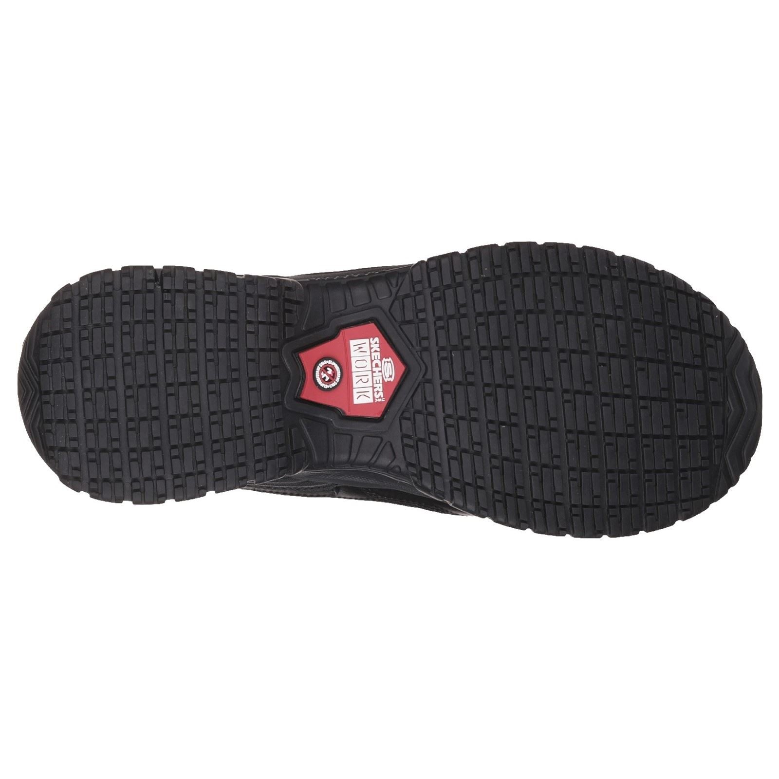 Skechers Workwear Soft Stride - Grinnell Basket De Sécurité Noires Pour Hommes Suede