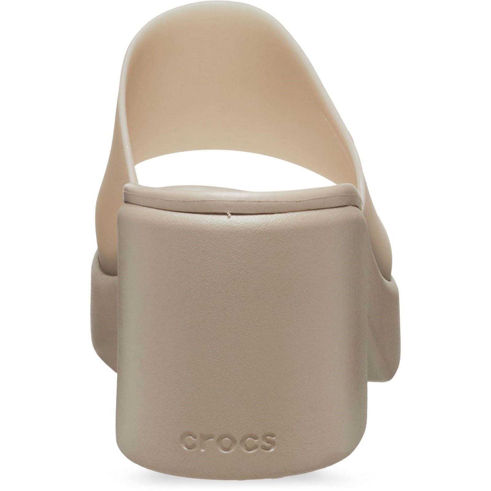 Crocs Brooklyn Slide Heel Sandales Pour Femmes De Couleur Taupe