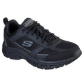 Skechers Oak Canyon Verketta Baskets Noires En Cuir Pour Hommes
