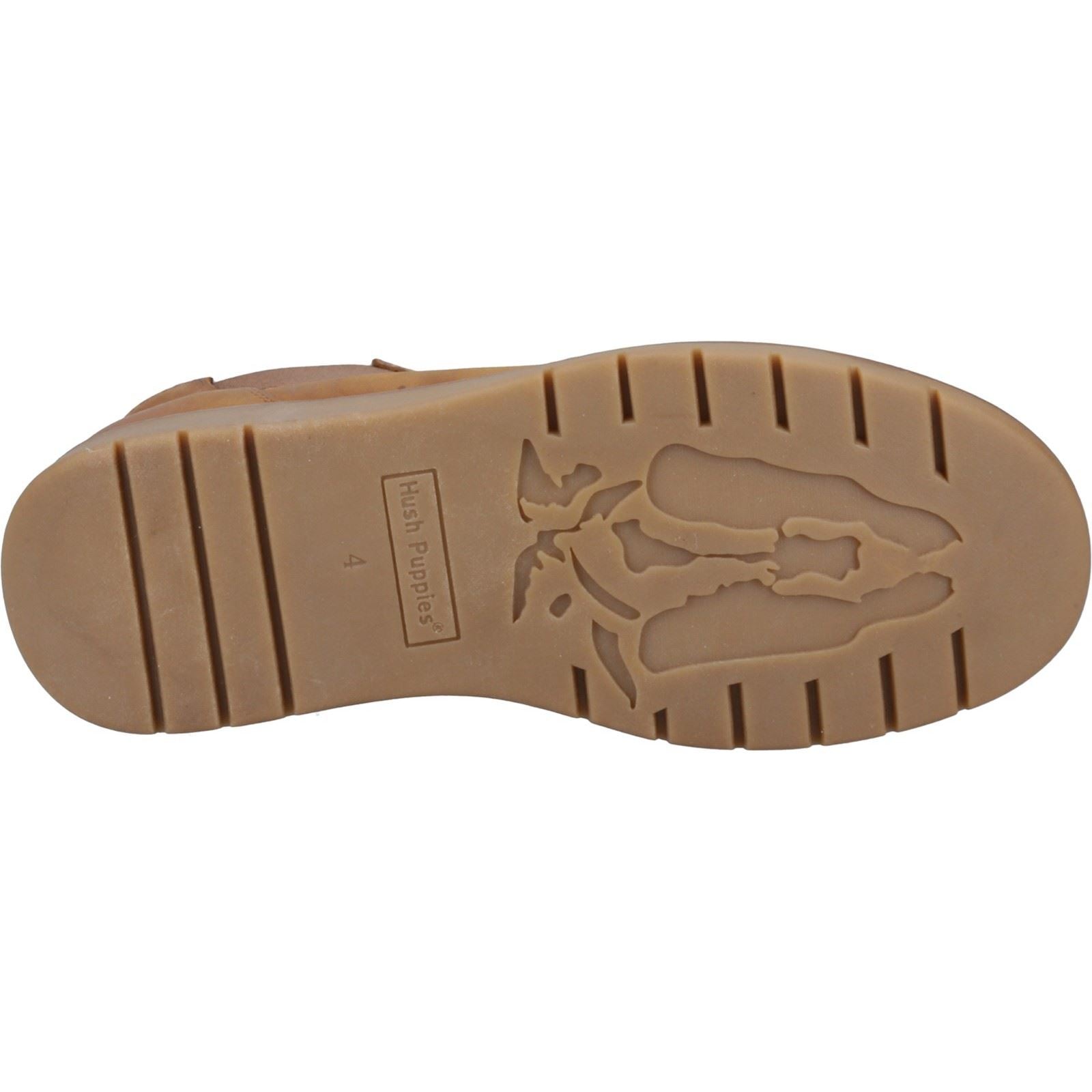 Hush Puppies Leonie Bottes En Cuir Pour Femmes Couleur Tan