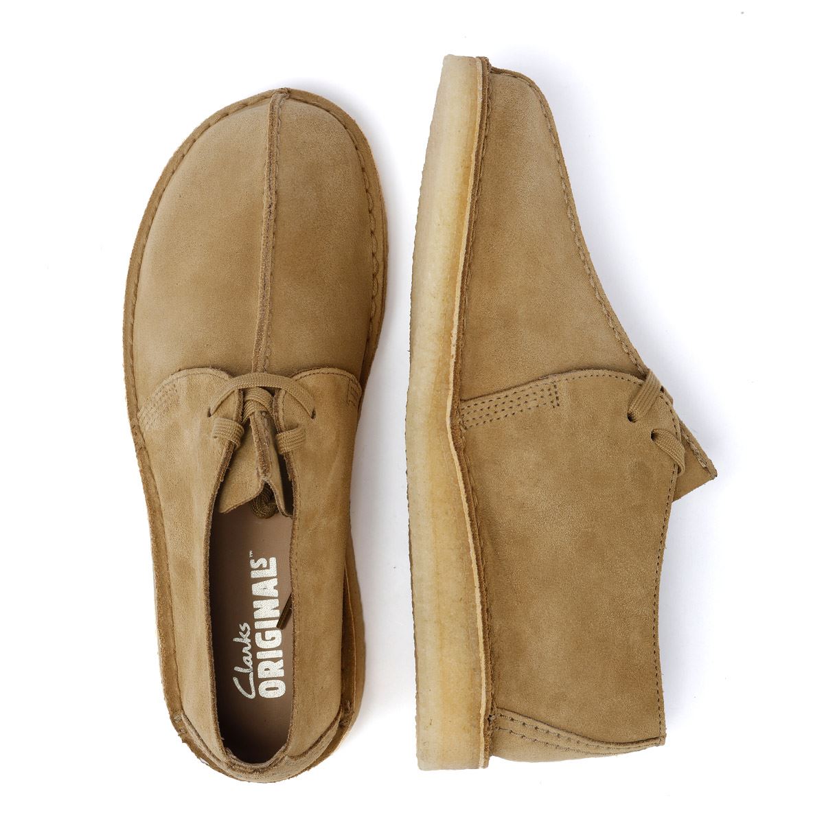Clarks Originals Desert Trek Chaussures Pour Hommes En Daim Oakwood