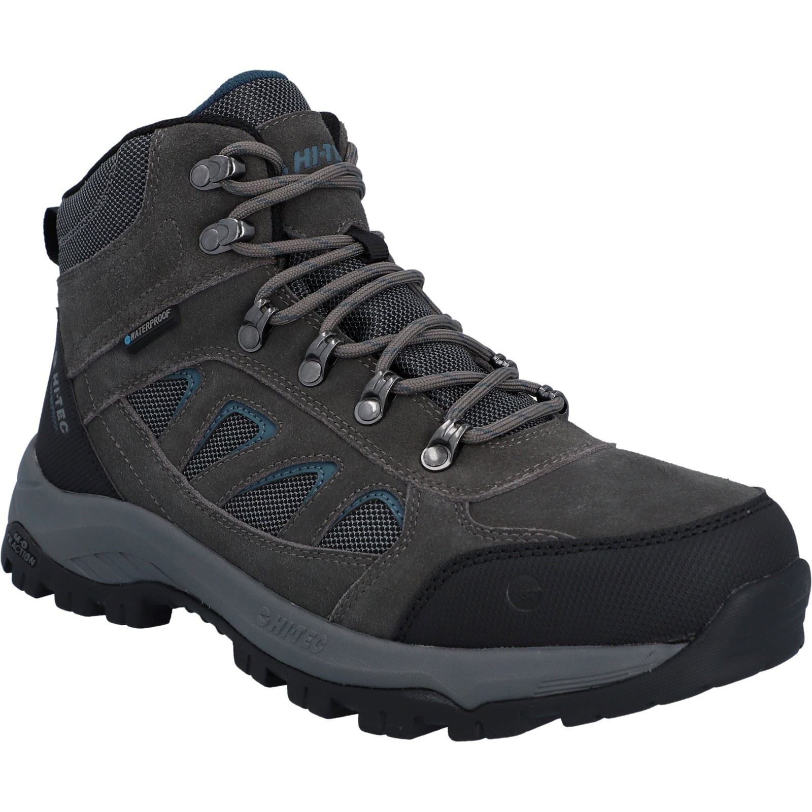 Hi-Tec Bandera Expedition Chaussures De Randonnée Pour Homme En Cuir Gris Foncé/gris Port Sur Mer