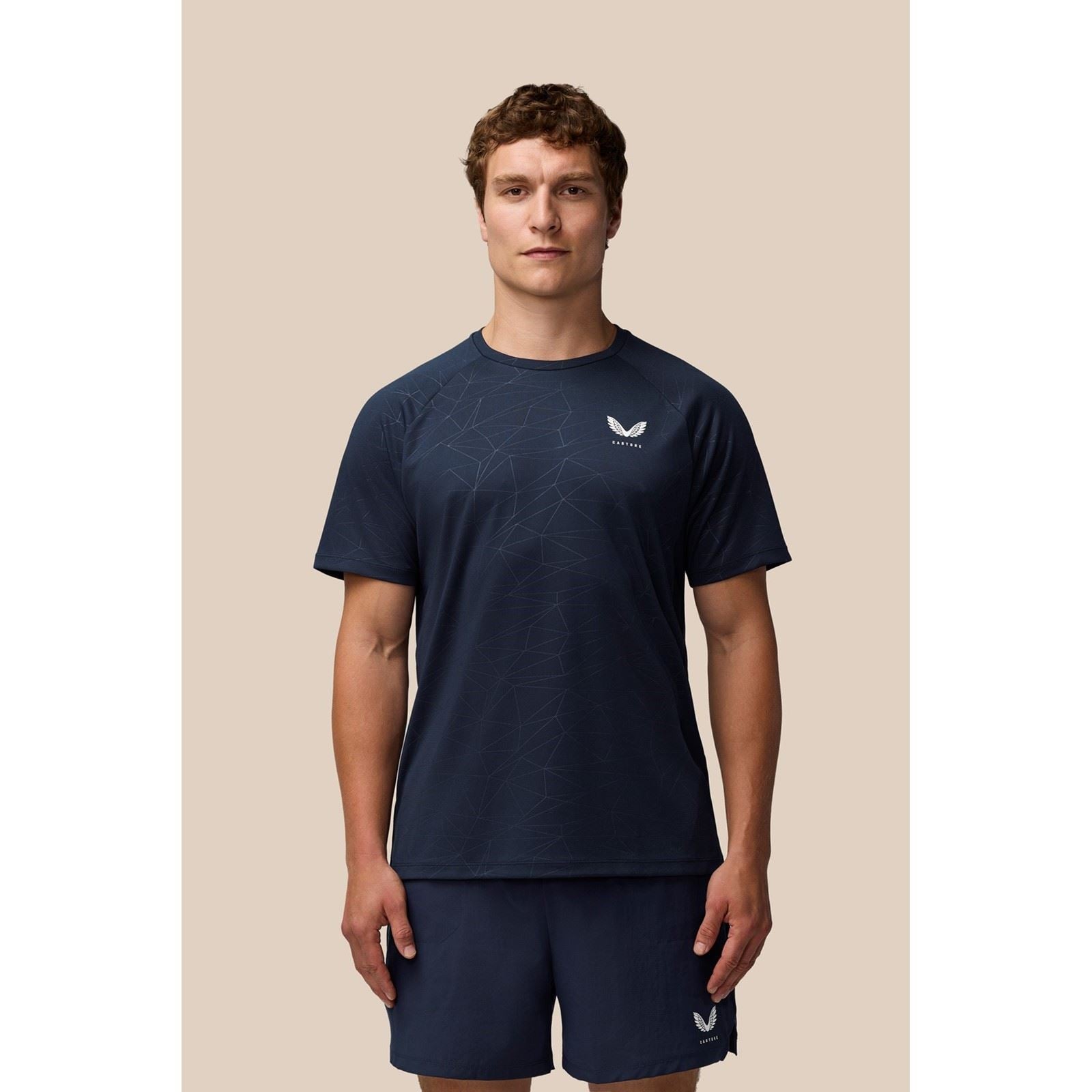 Castore Adapt Training T-Shirt T-Shirts De Sport Pour Hommes En Polyester Bleu