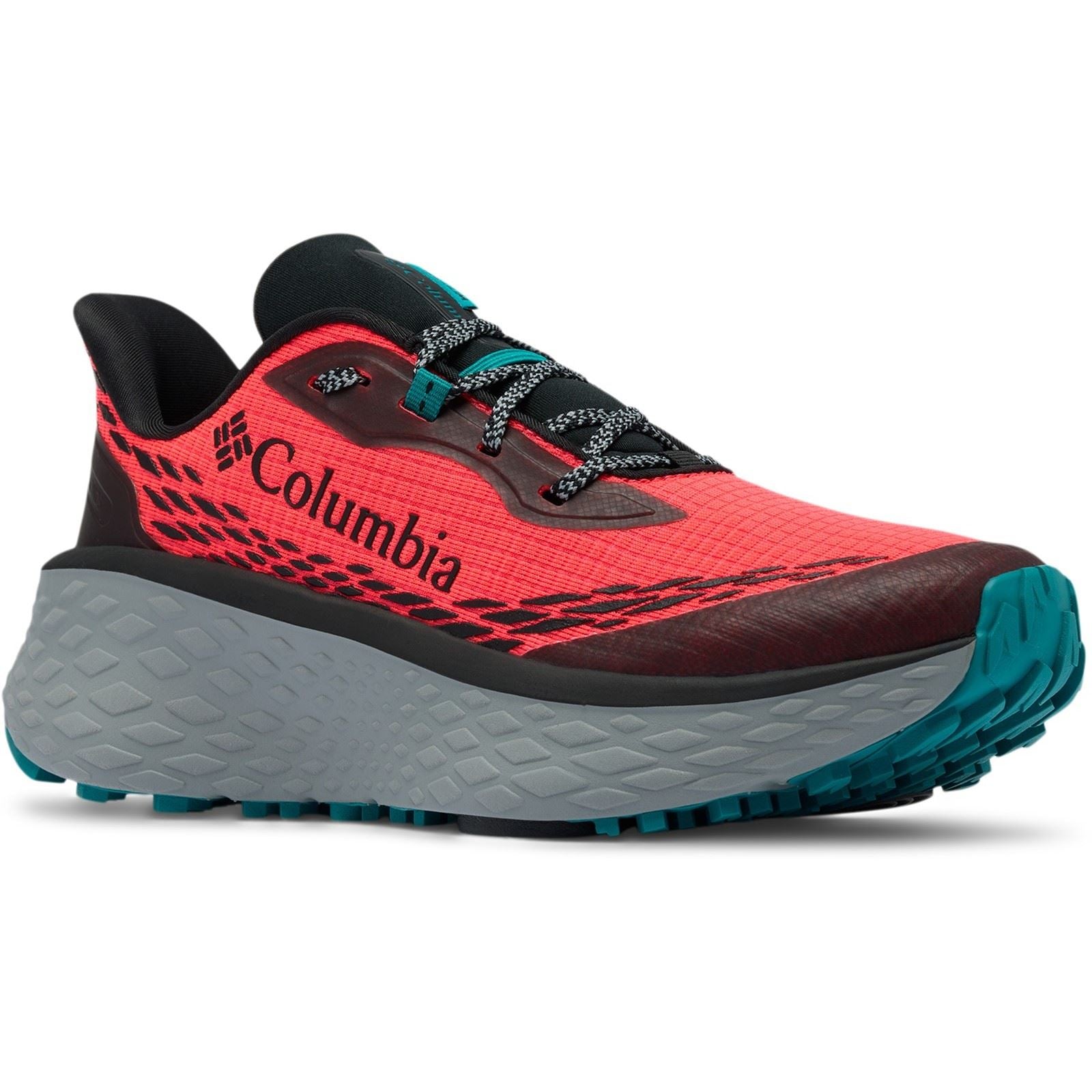 Columbia Konos Trillium ATR Chaussures De Randonnée Pour Femmes En Polyester Neon Sunrise/Teal Chloride
