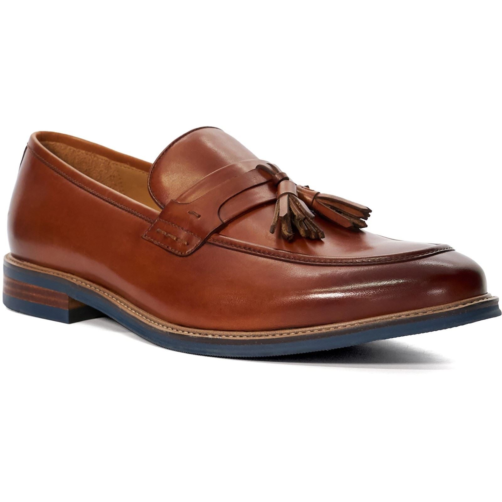 Dune Simley Mocassins En Cuir Pour Hommes Couleur Beige