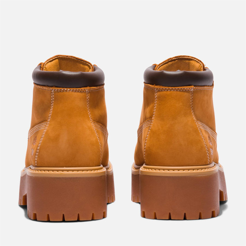 Timberland Stone Street Nellie Bottes En Cuir Jaune Pour Femme
