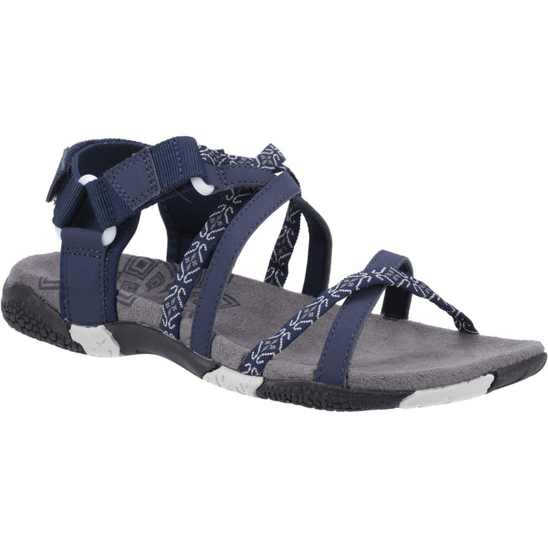 Cotswold Sunhill Sandales En Nubuck Bleu Marine Pour Femme