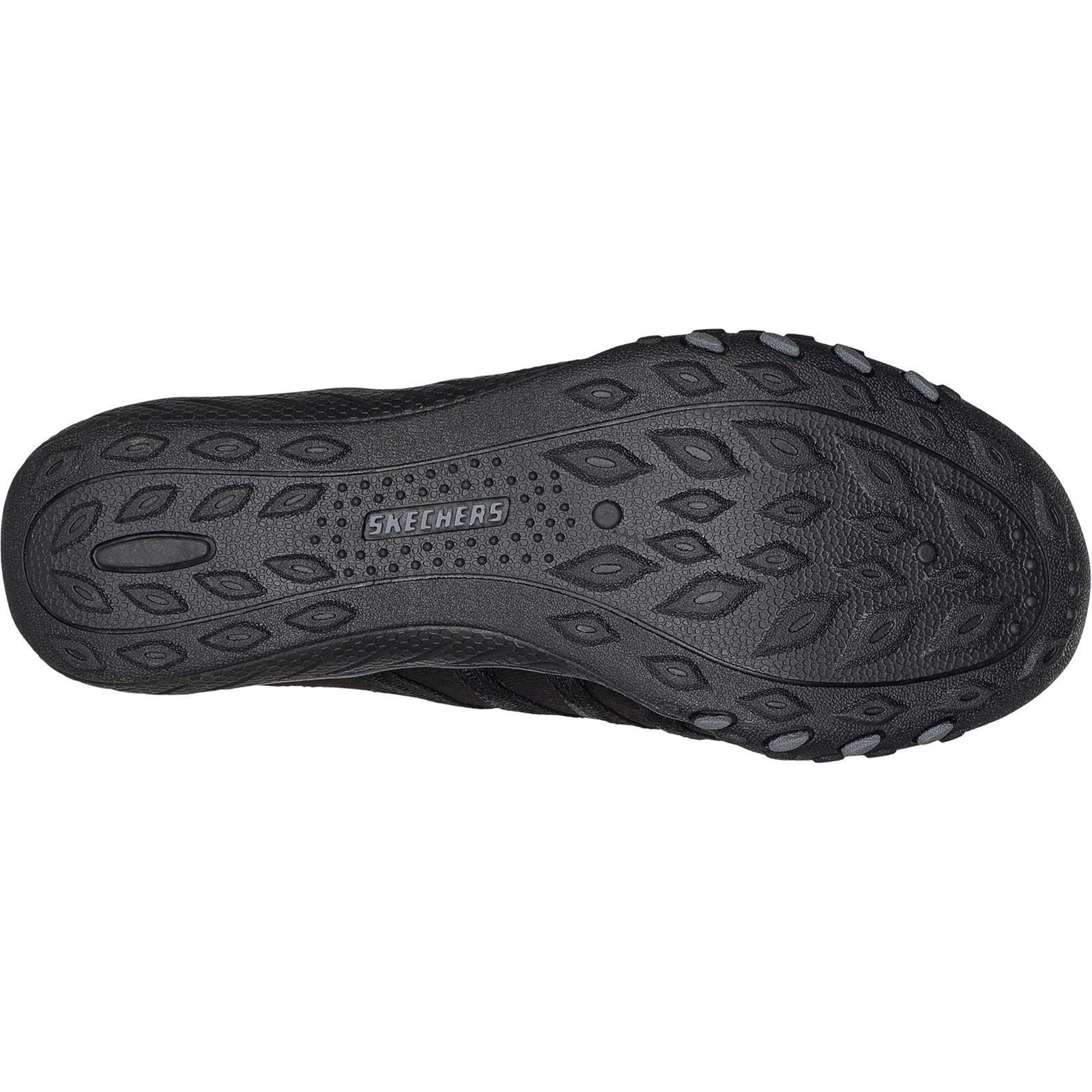 Skechers Breathe-Easy - Roll-With-Me Sneakers Noires Pour Femmes En Textile