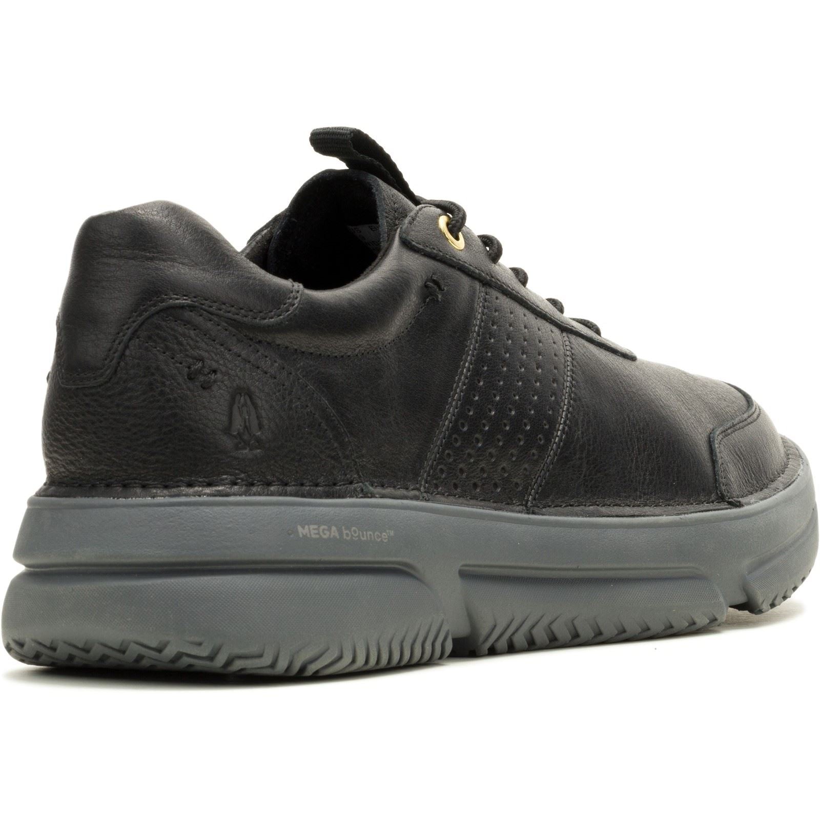 Hush Puppies Baylor Baskets En Cuir Noir Pour Hommes