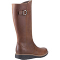 Hush Puppies Luna Bottes En Cuir Marron Pour Femmes