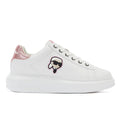 Karl Lagerfeld Kapri Nft Lo Lace Baskets Pour Femmes Blanches/Roses