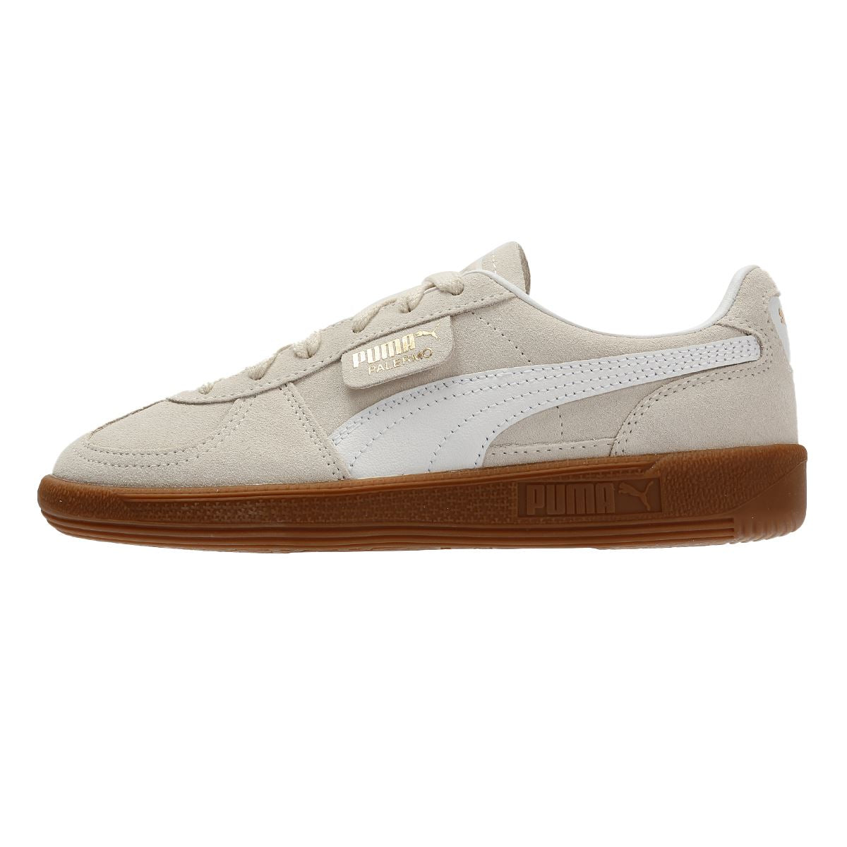 Puma Palermo Baskets Blanches Pour Femmes Suède