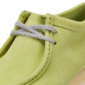 Clarks Originals Wallabee Pale Lime Suede Chaussures À Lacets Pour Hommes De Couleur Citron Vert