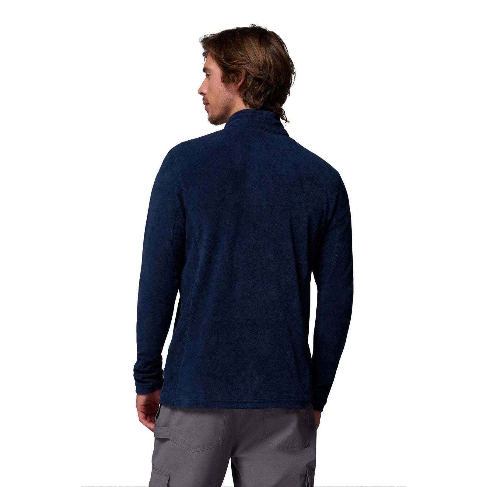 Columbia Klamath Range II Half Zip Veste En Polaire Bleue Pour Homme