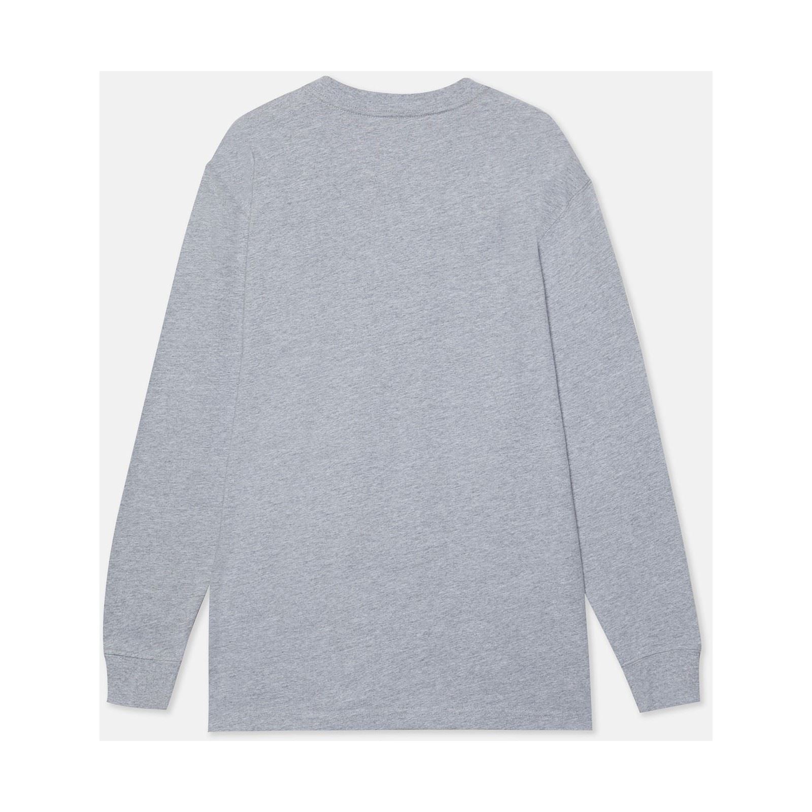 Dickies Pocket Long Sleeve T-Shirt Gris En Coton Pour Homme