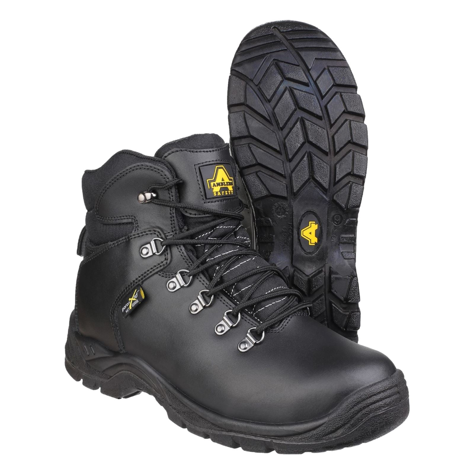Amblers Safety  Bottes De Sécurité En Cuir Noir As335 Moorfoot S3 Action