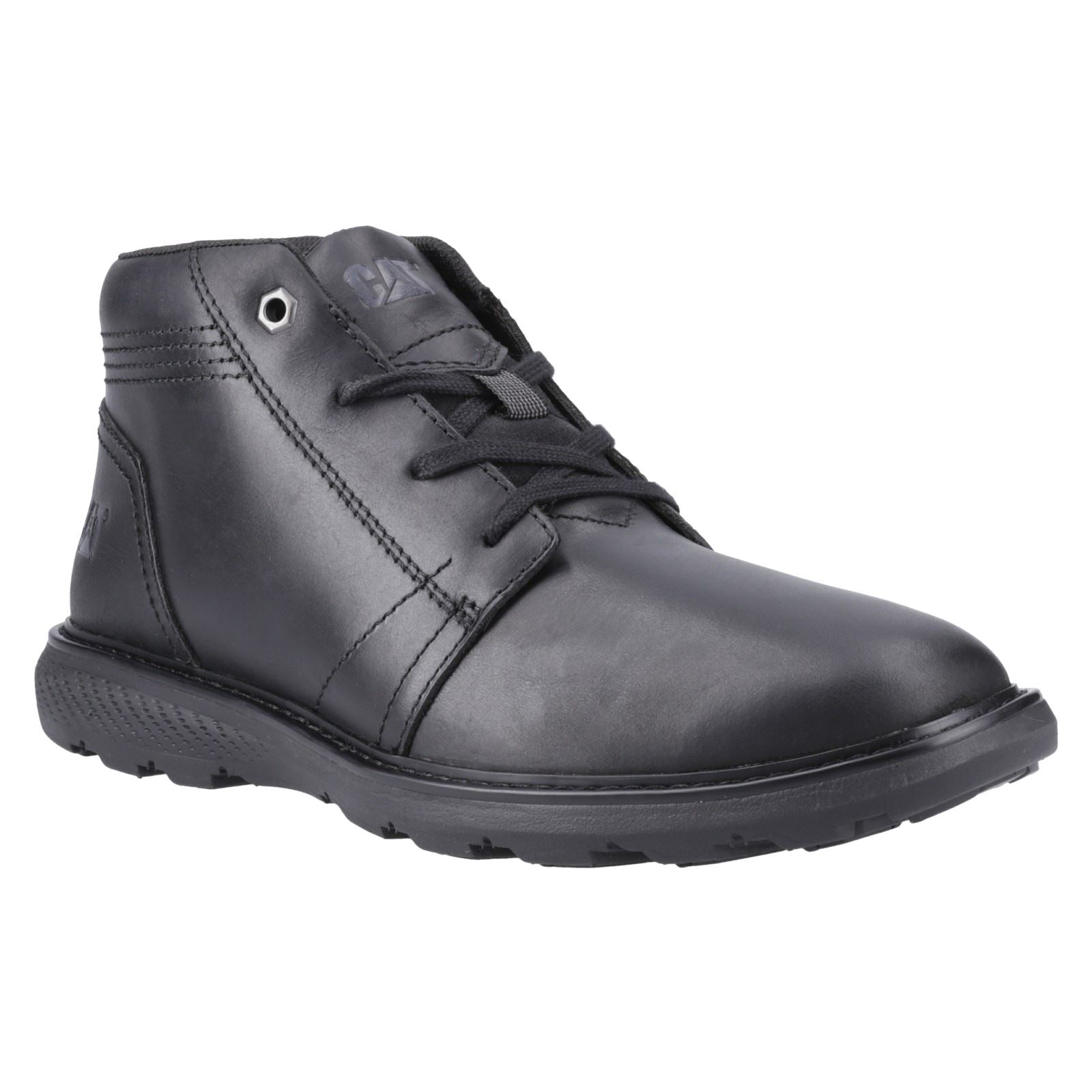 Caterpillar Trey 2.0 Bottines En Cuir Pour Hommes Noires