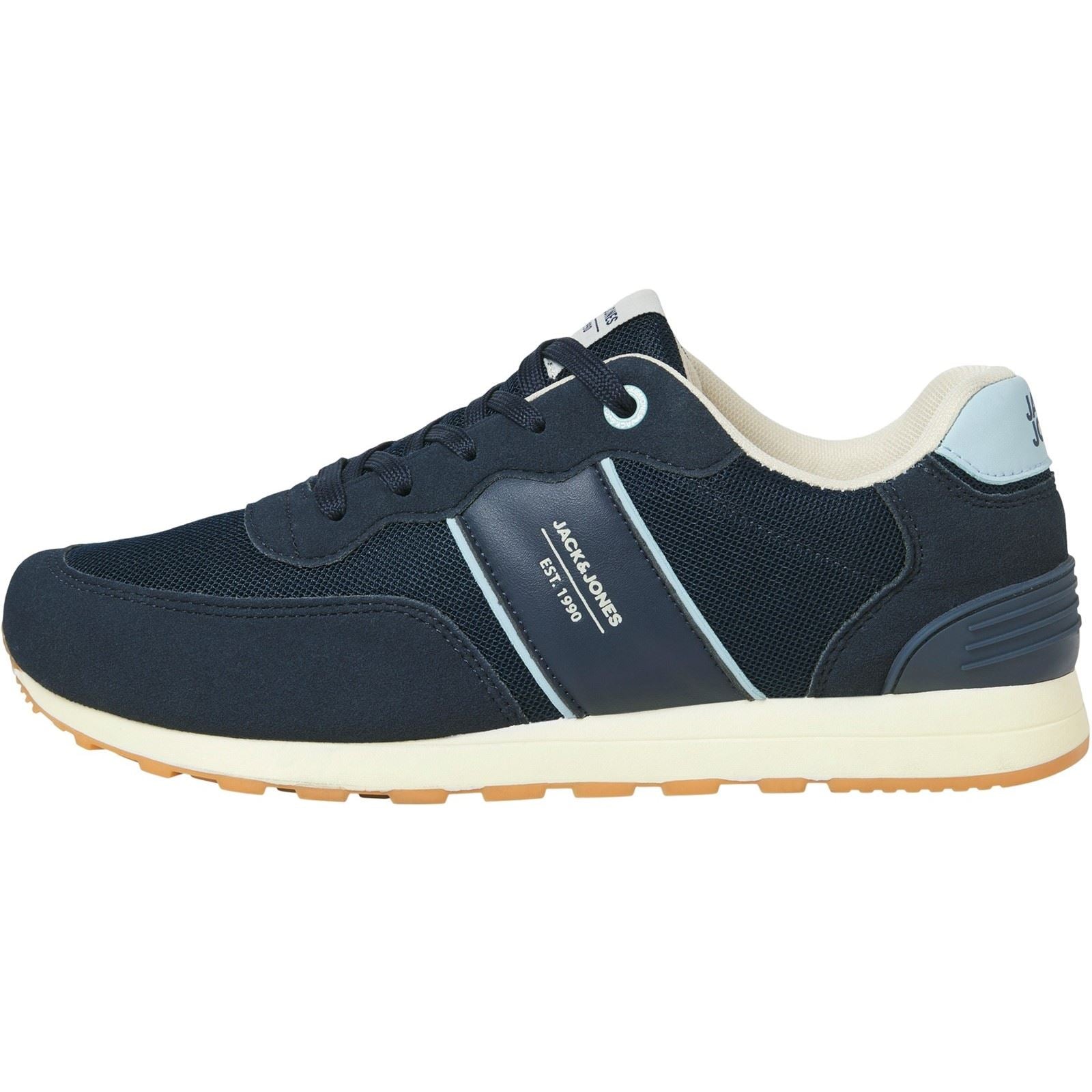 Jack & Jones Spirit Runner Blazer En Polyuréthane Pour Homme/baskets Glacier Ice En Couleur Bleu Marine