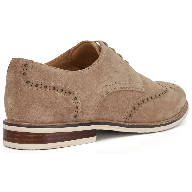 Dune Stanford Chaussures Richelieu Beige Pour Homme En Suède