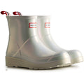 Hunter Nebula Play Bottes En Caoutchouc Argentées Pour Femme