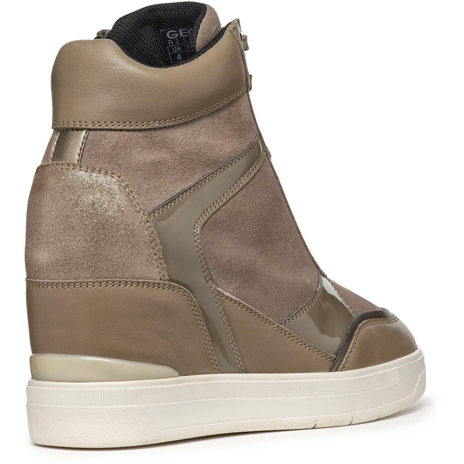 Geox D Maurica Baskets Femme Taupe Foncé