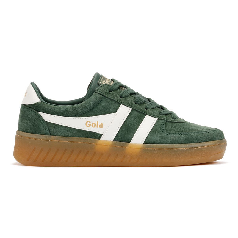 Gola Grandslam Baskets En Daim Pour Femme, Vertes