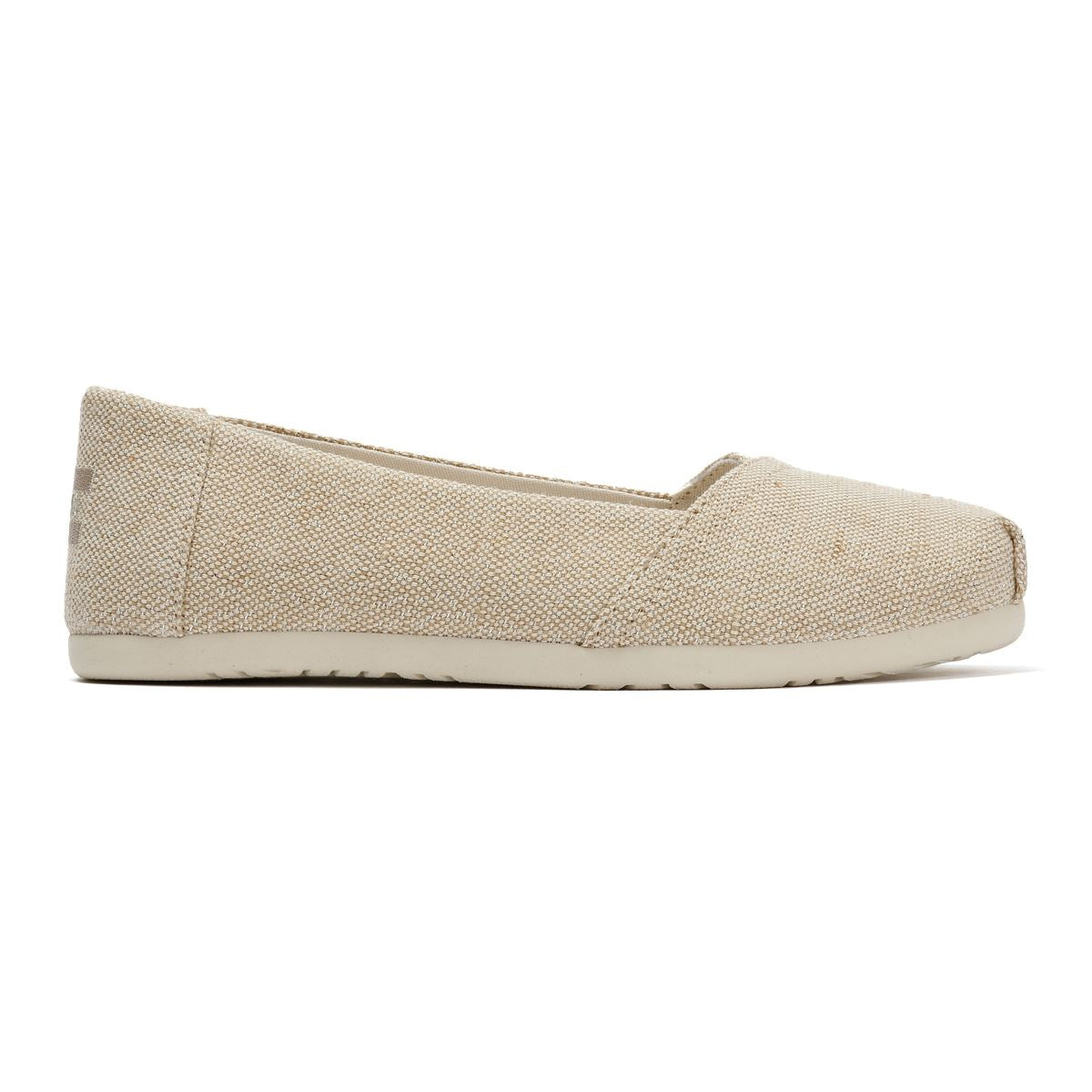 TOMS Alpargata Ballet Espadrilles En Toile Beige Pour Femmes