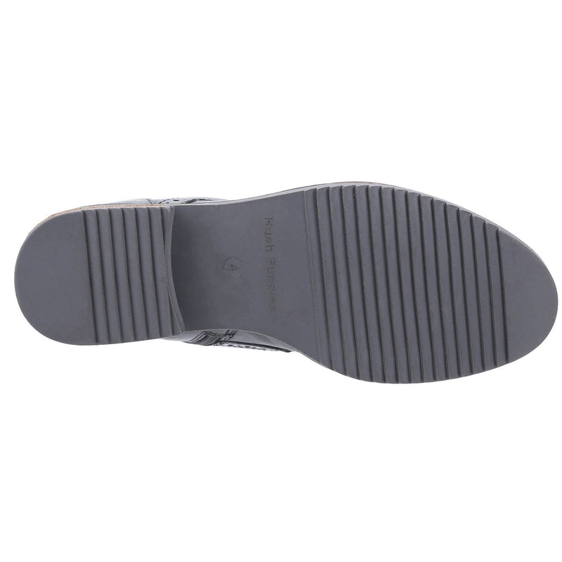 Hush Puppies Rudy Bottes En Daim Noir Pour Femmes