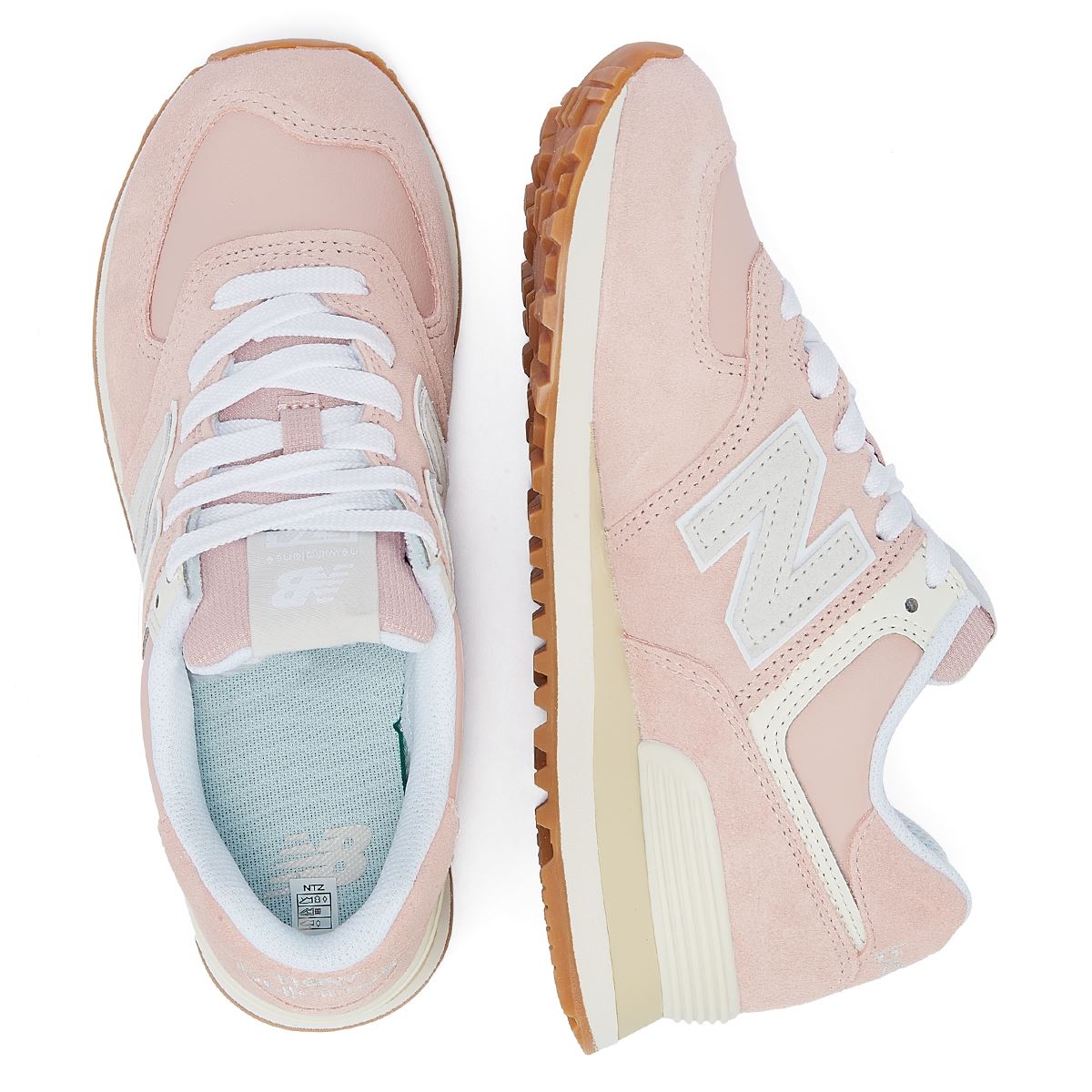 New Balance 574 Baskets En Daim Rose Pour Femmes