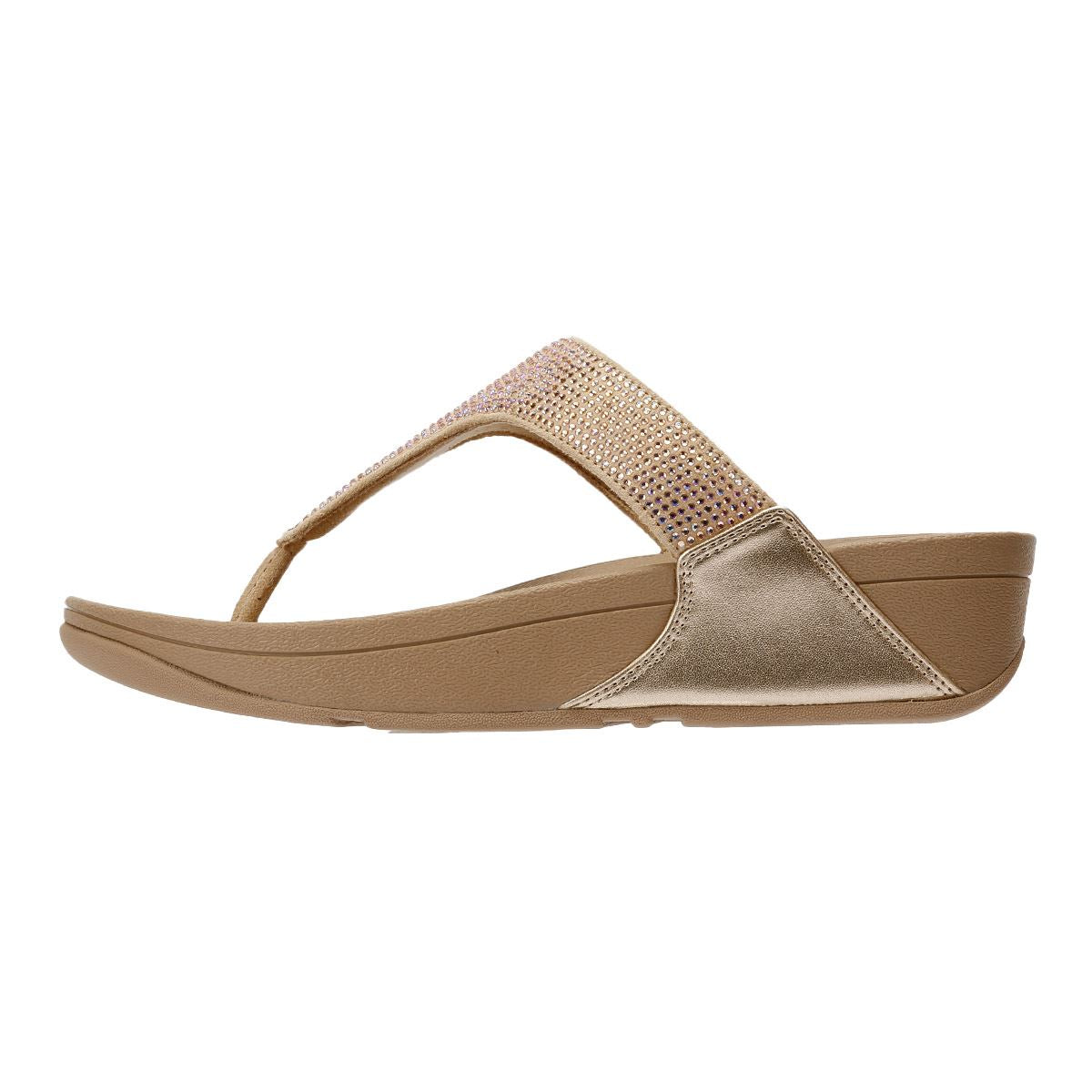 FitFlop Lulu Crystal Sandales Beige Pour Femmes